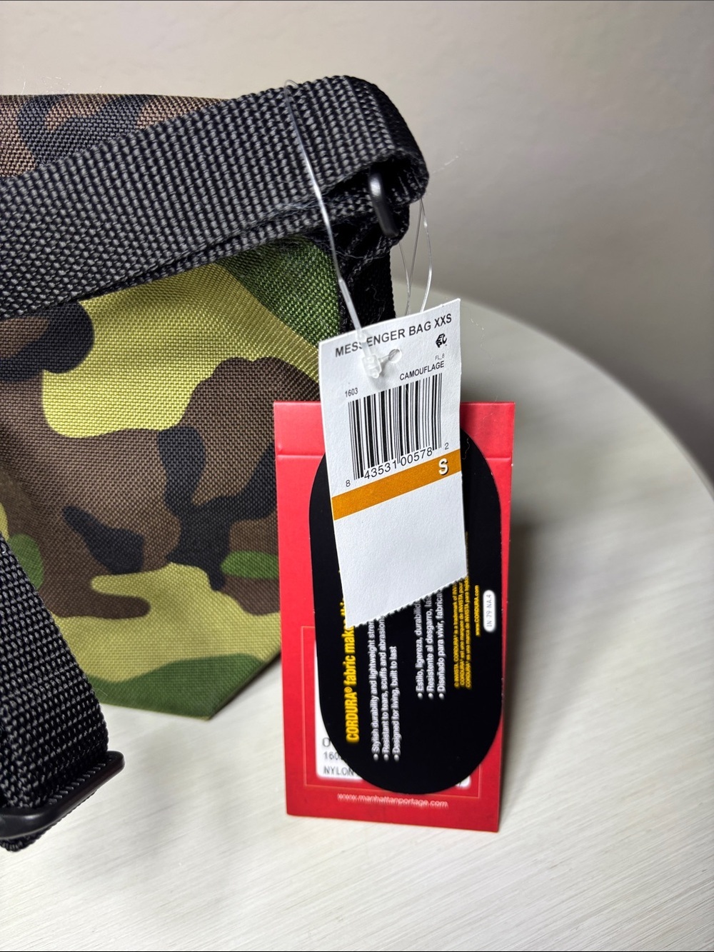 Manhattan Portage Mini NY Casual
Messenger Bag XXS Camo Cordura 1603 NWT - Picture 7 of 11